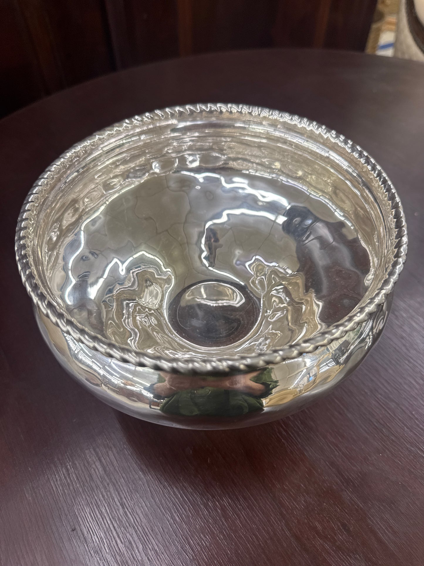 Vintage Silver-plated Pedestal Bowl