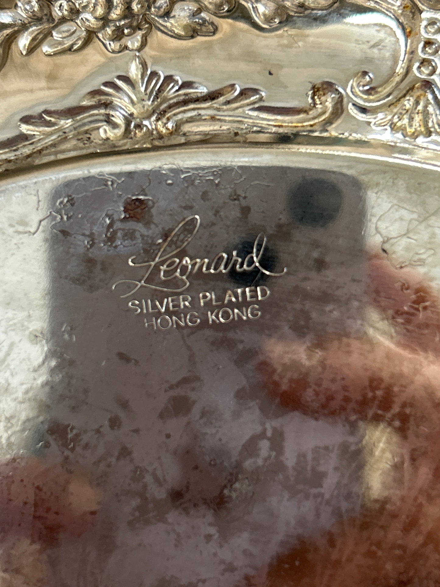 Leonard Silverplate Serving Tray