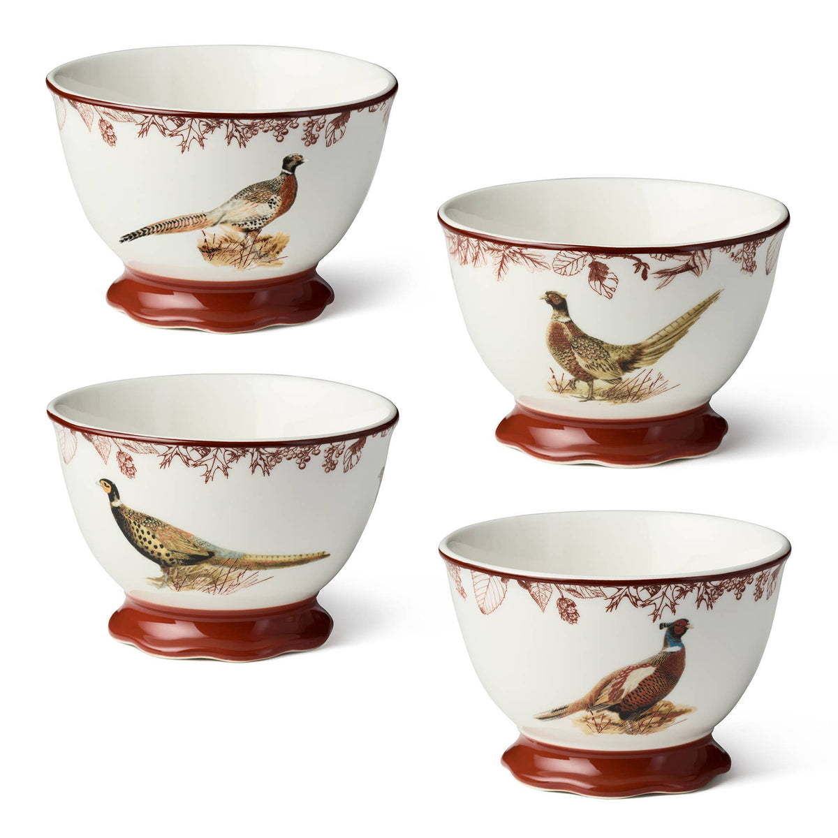 Pheasant Grove Ice Cream Bowl 5.25" x 3" 4 asst