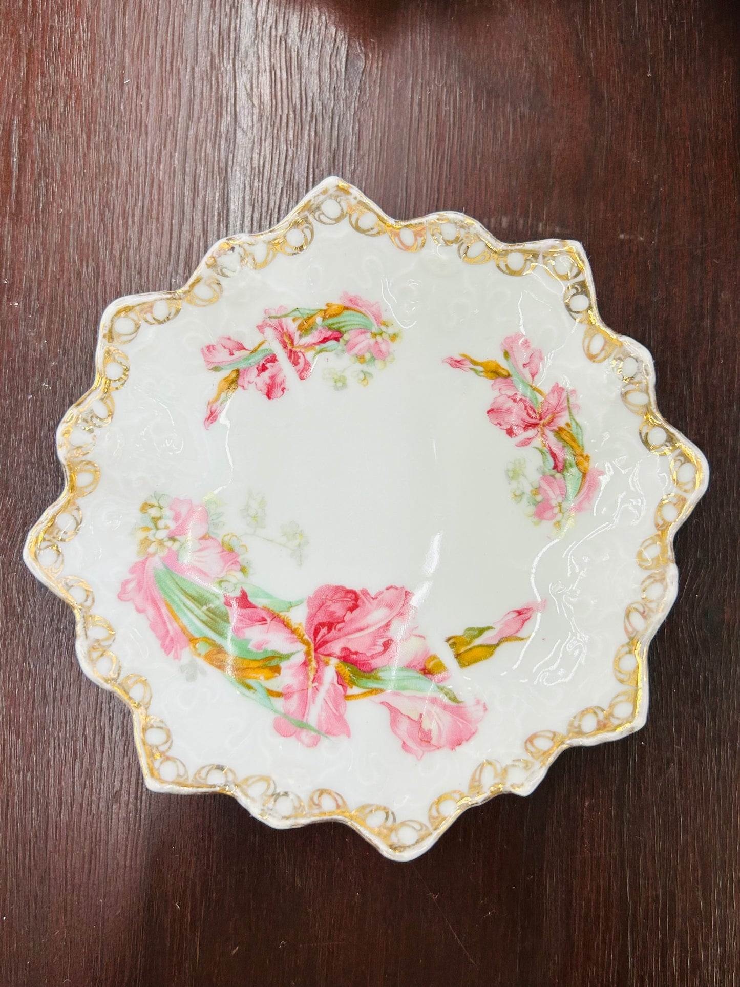 Antique Austrian Porcelain Berry Set