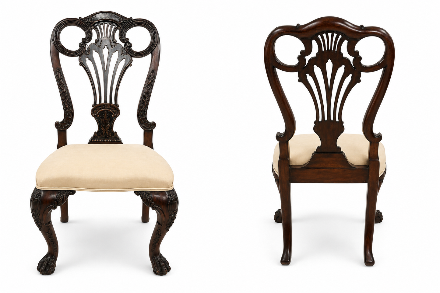 Pair of Maitland smith chairs