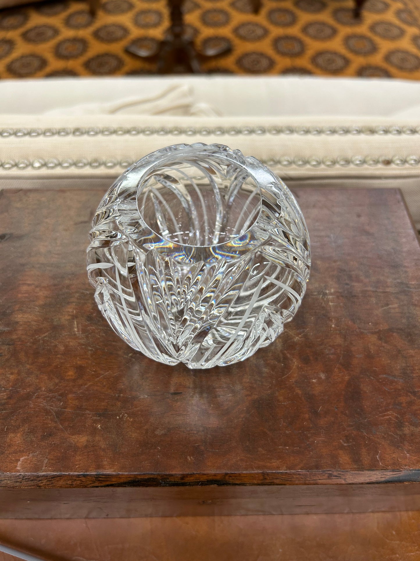Cut Crystal Vase