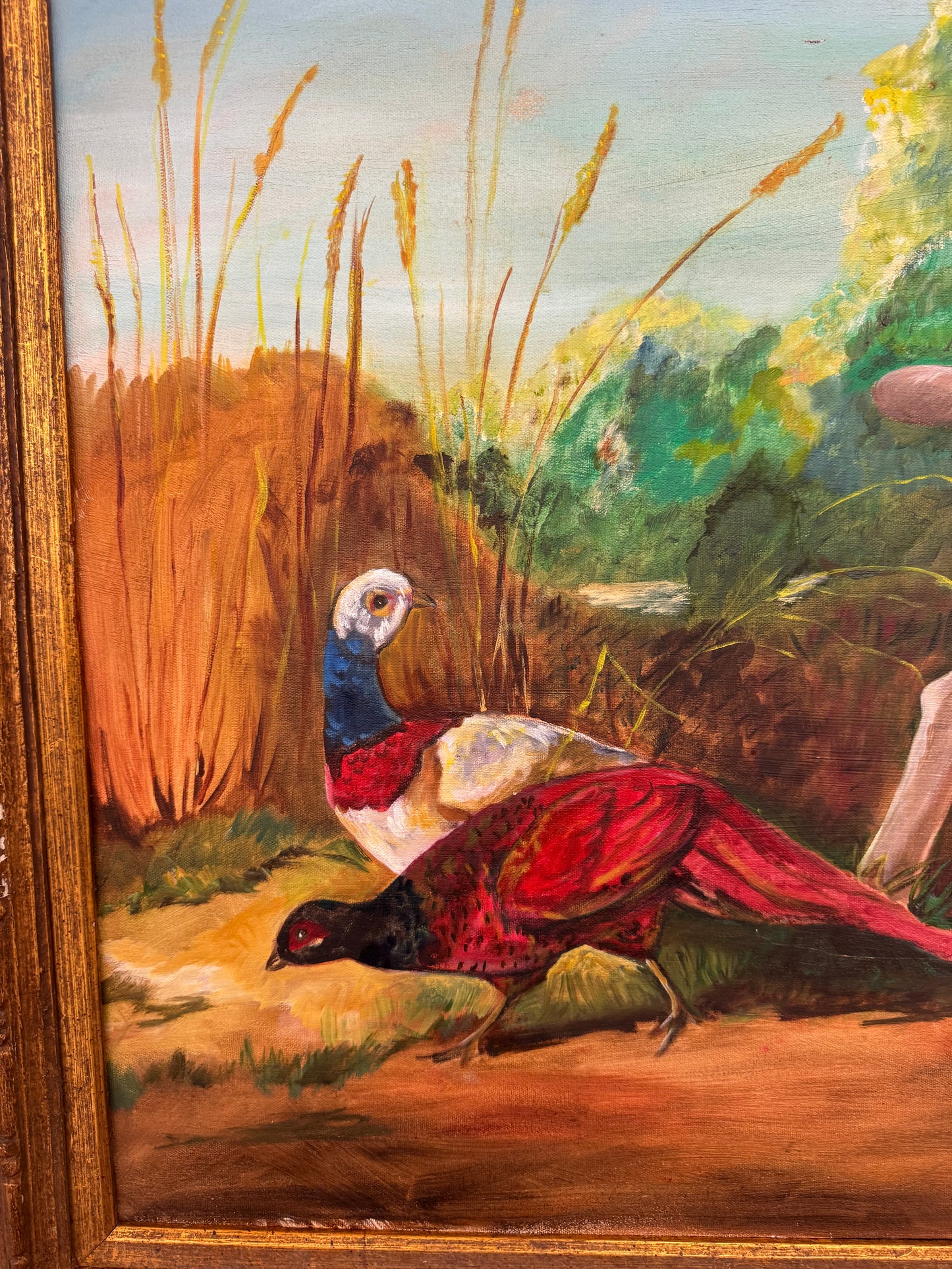 Vintage oil painting