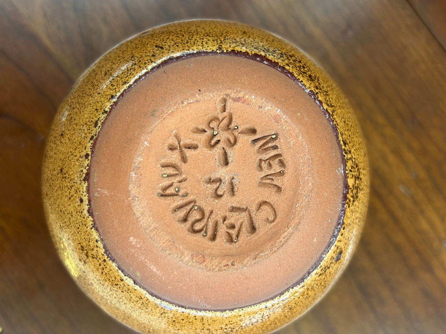 Vintage “New Clairvaux” pottery vase