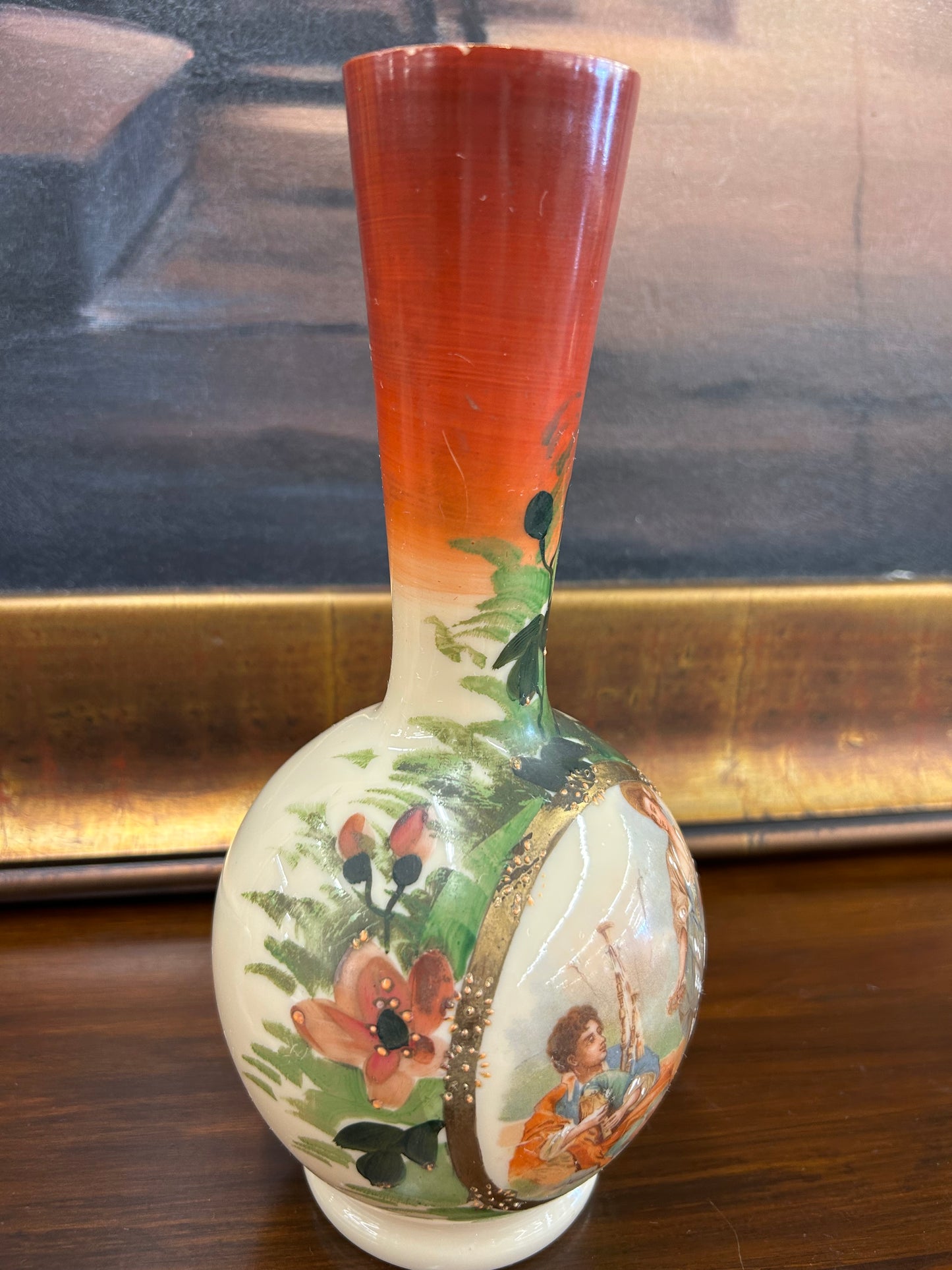Royal Vienna Style Porcelain Vases, Signed “Boucher” (Pair)