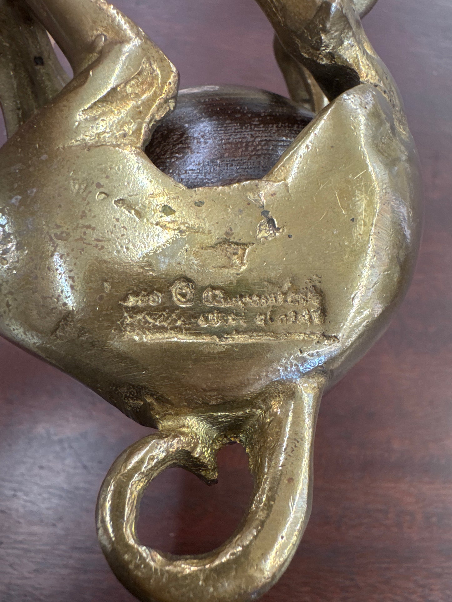 Victorian style bulldog inkwell