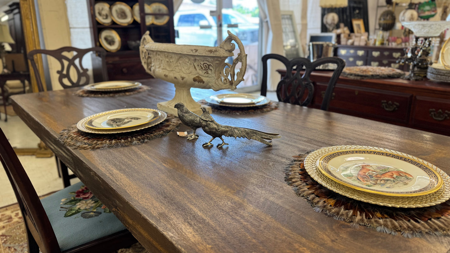 Vintage Lenox Woodland Wildlife platea (sold individually)