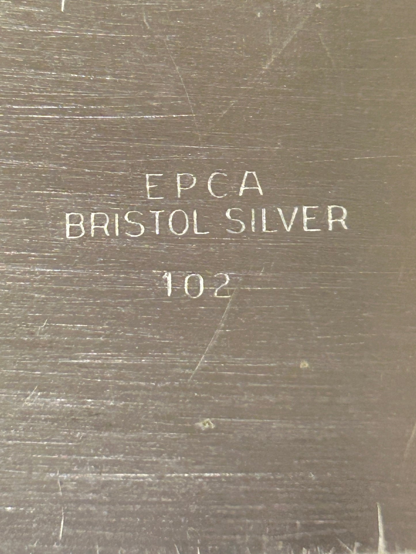 Vintage Bristol Silver Silent Butler