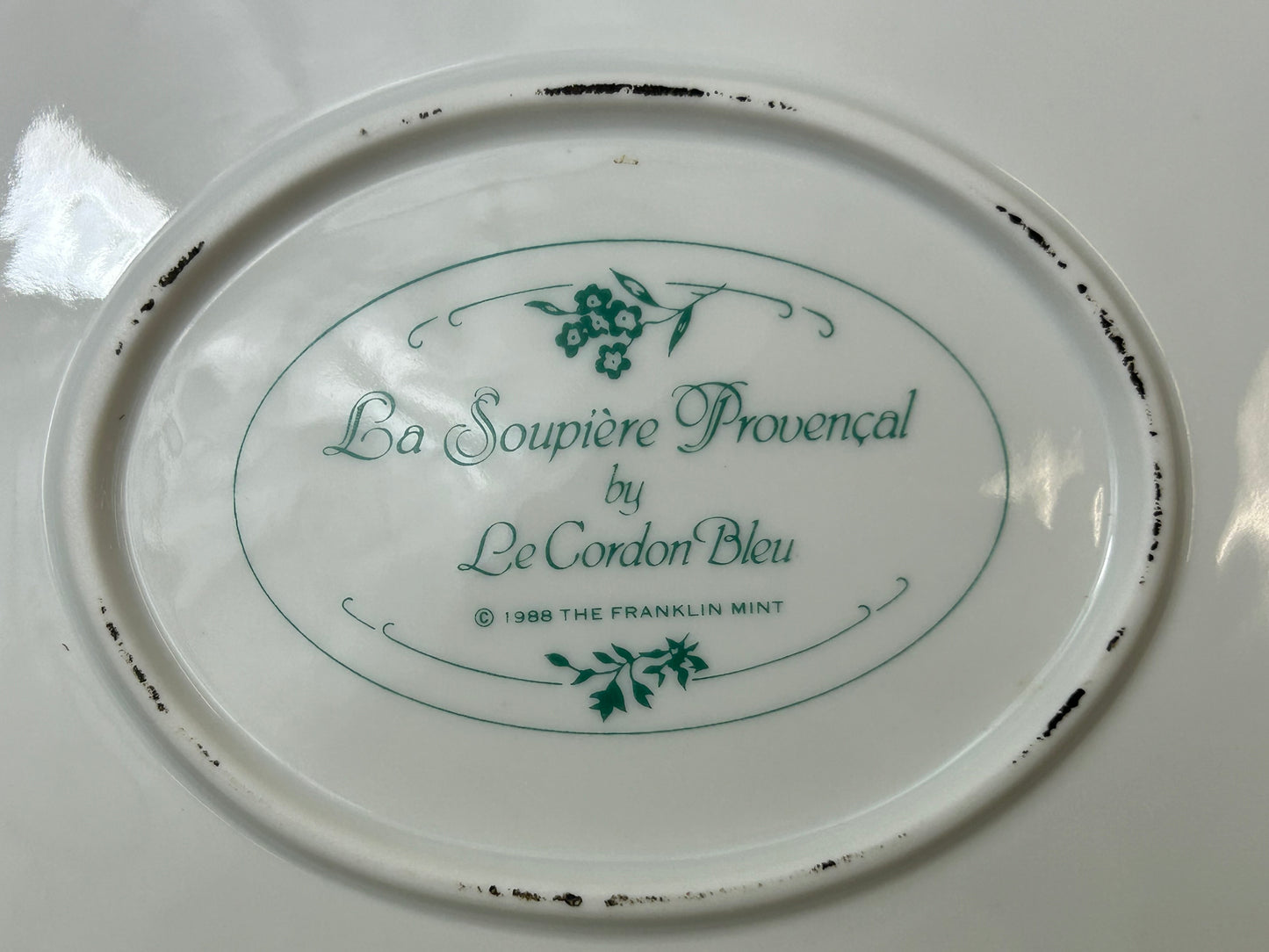 Franklin Mint “La Soupière Provençal” Underplate by Le Cordon Bleu