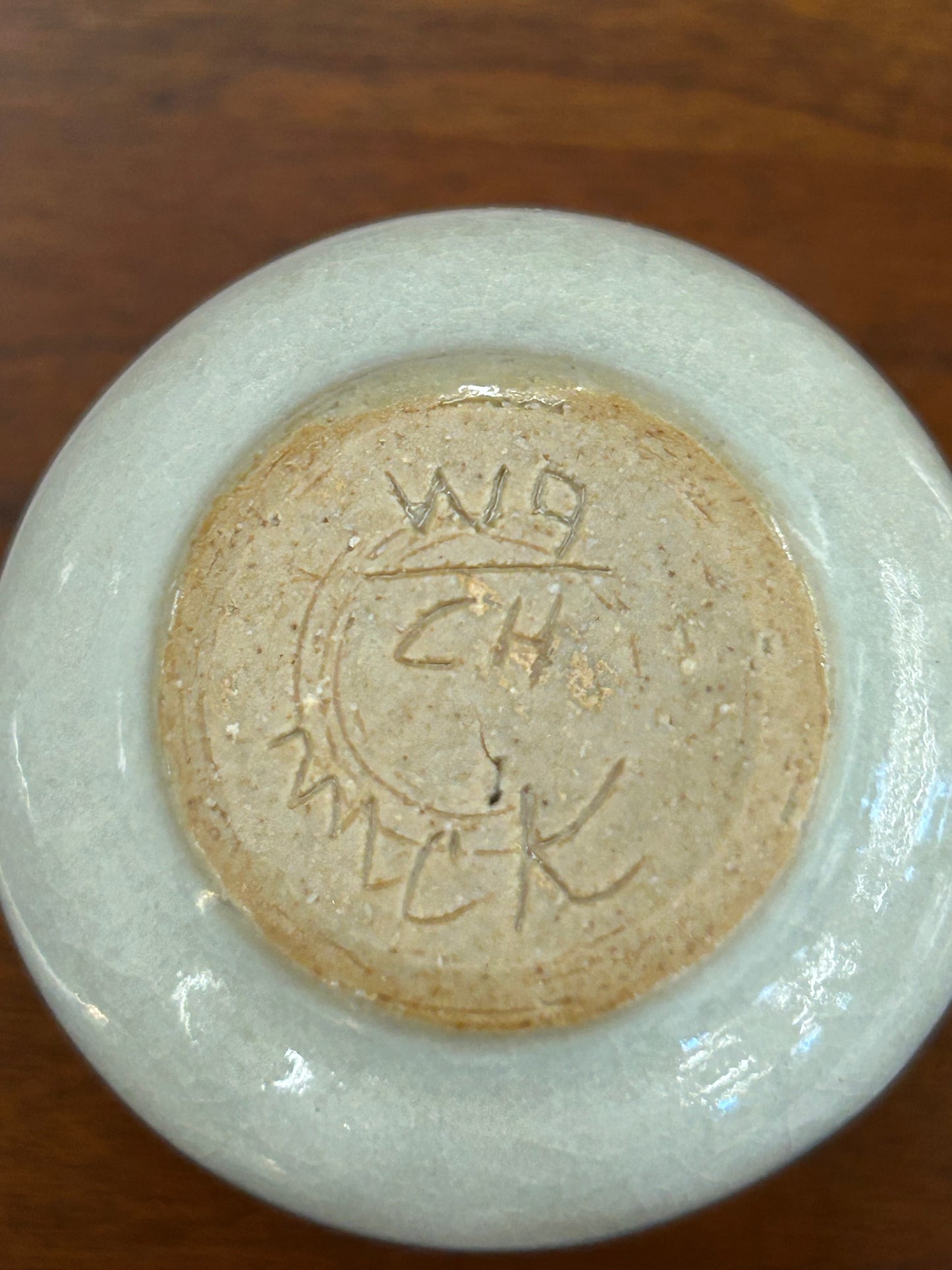 Signed McKinnell Studio Pottery Mini Cup 2”