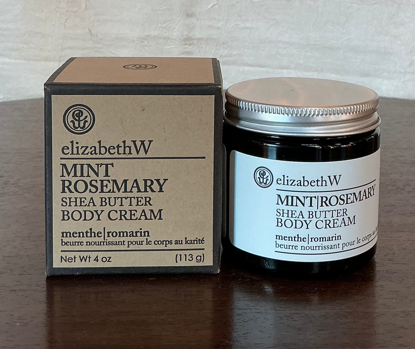 elizabethW Mint Rosemary Shea Butter Body Cream