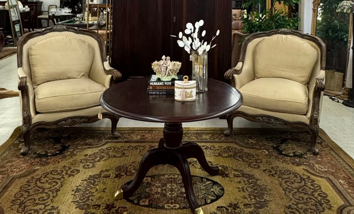 French Louis XV Style Bergère Chair