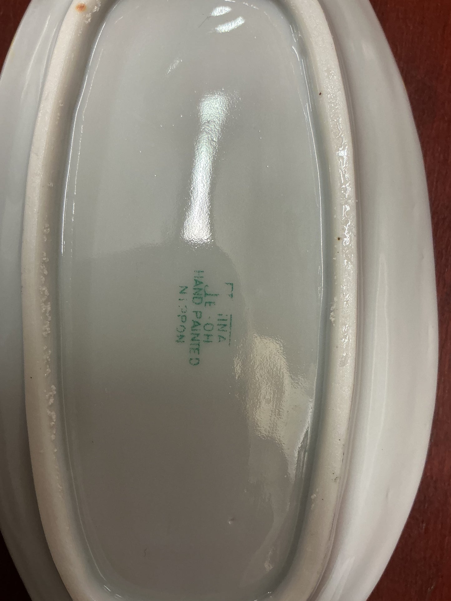 Vintage Hand-Painted Nippon Relish / Celery Dish Set (4 Pieces)