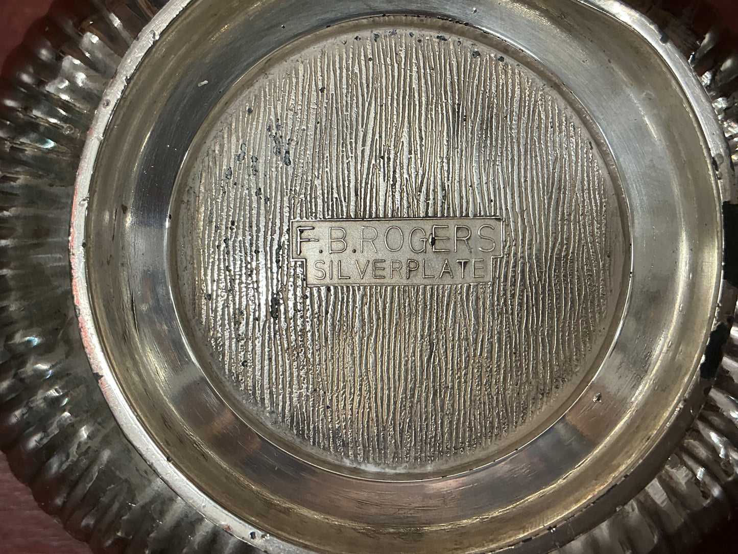 Vintage F.B. Rogers Silverplate Pedestal Bowl