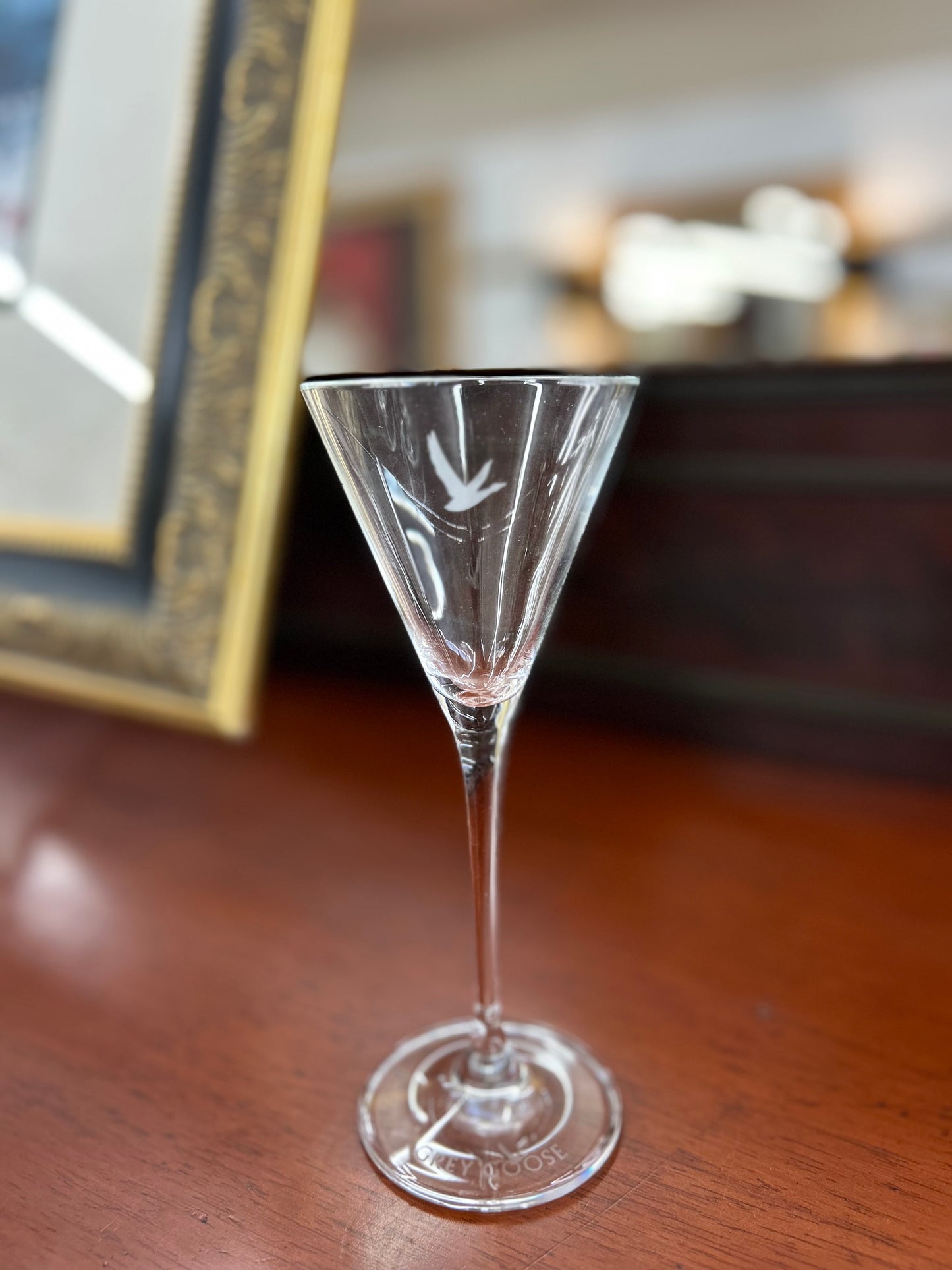 Grey Goose Etched Martini Glasses – Set of 8