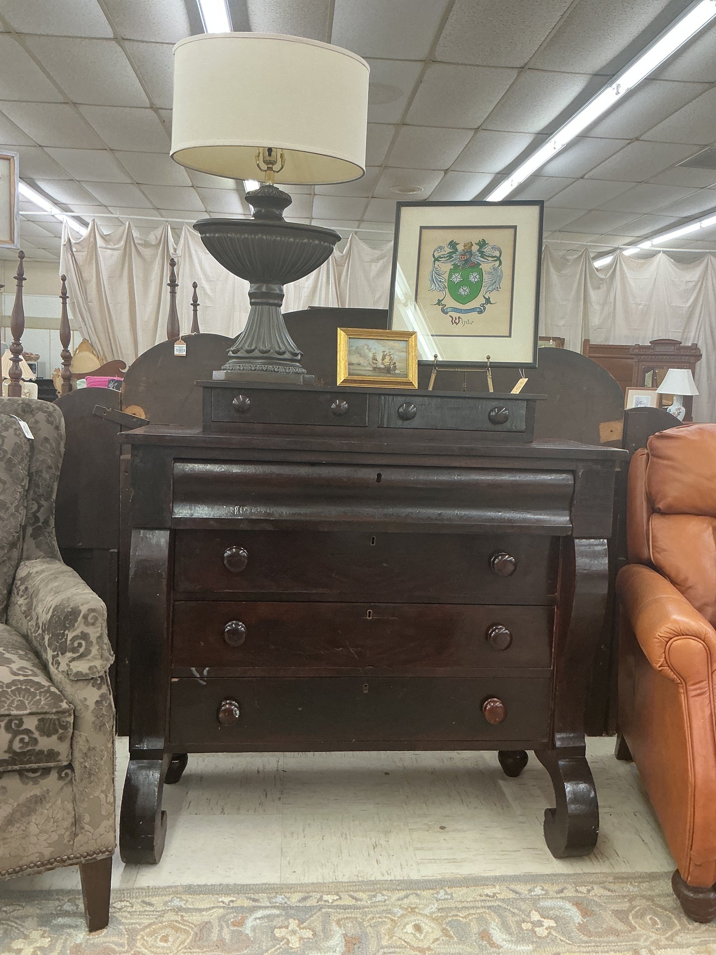 American Empire Chest of Drawers