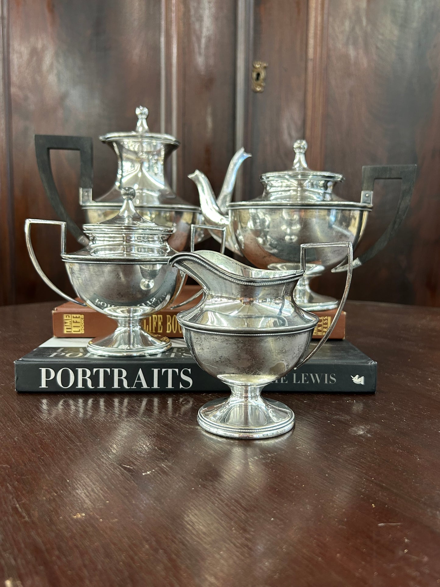 Vintage Barbour Silver Co. Tea & Coffee Service