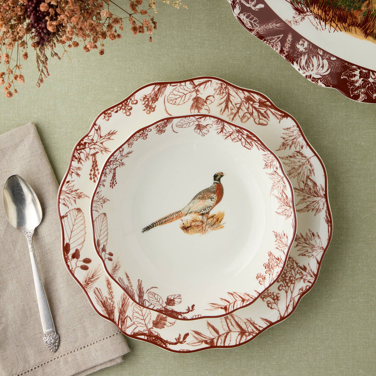 Pheasant Grove Soup Bowl 8" 4 asst