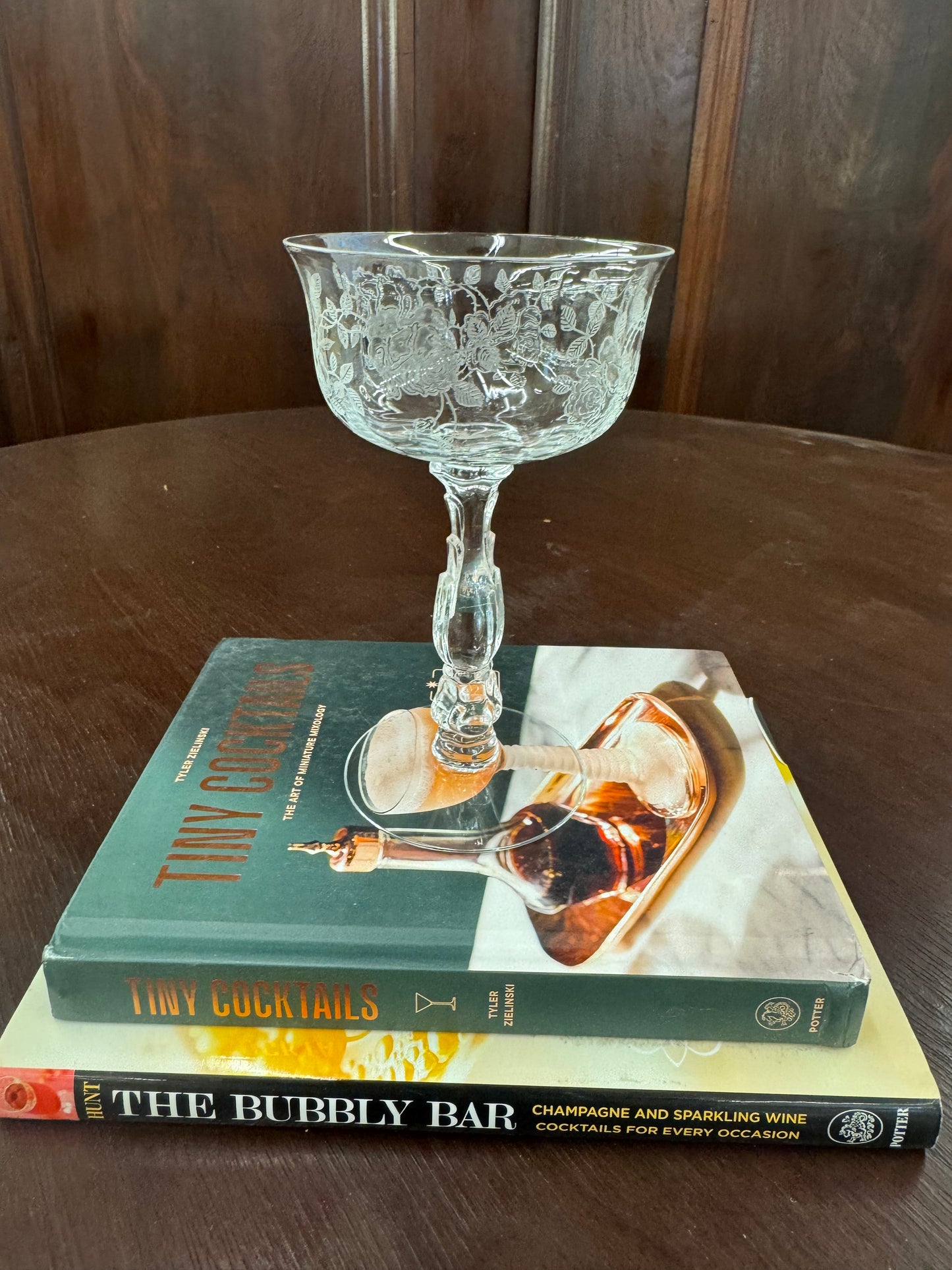 Beautiful etched glasses
