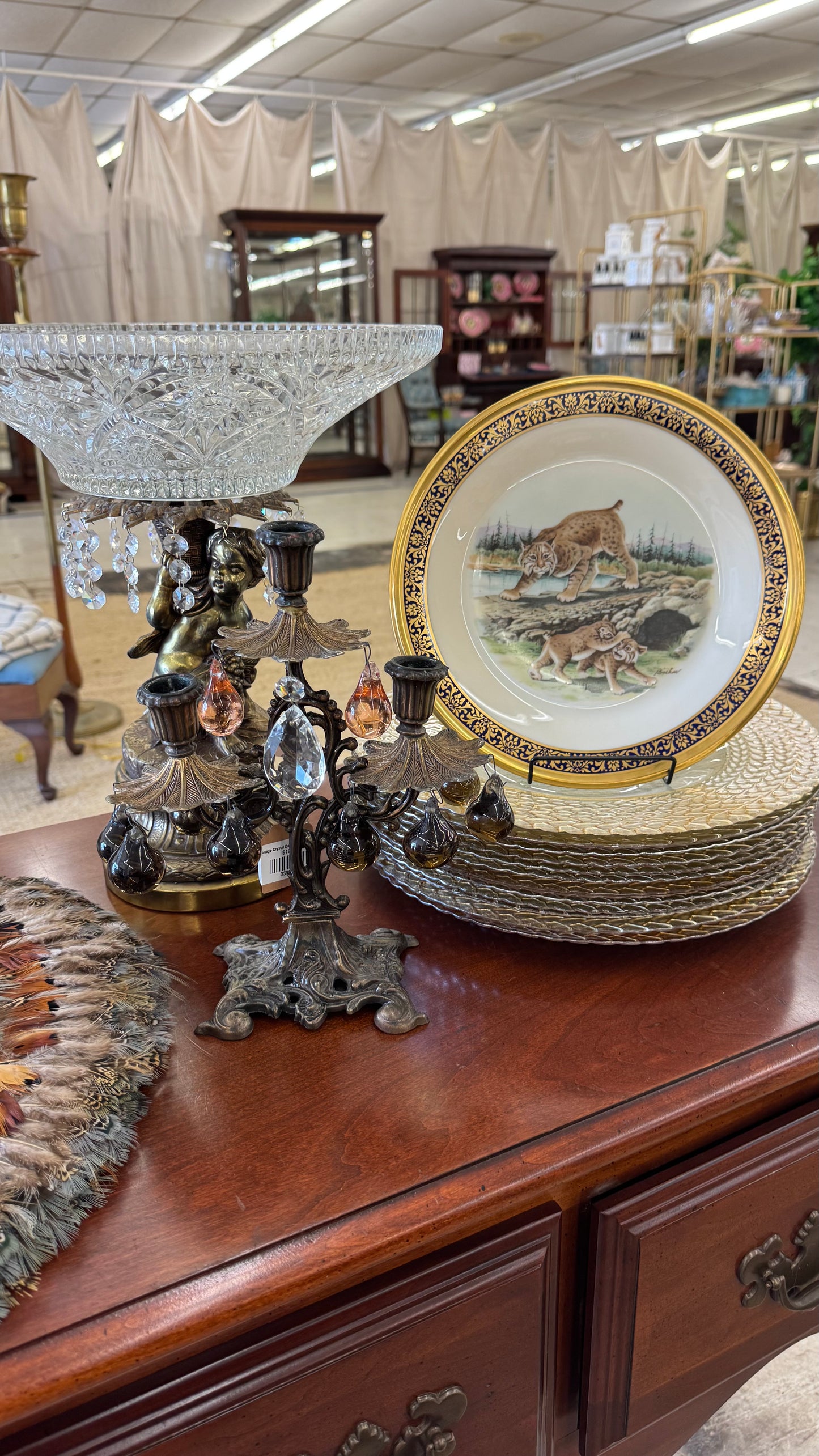 Vintage Lenox Woodland Wildlife platea (sold individually)