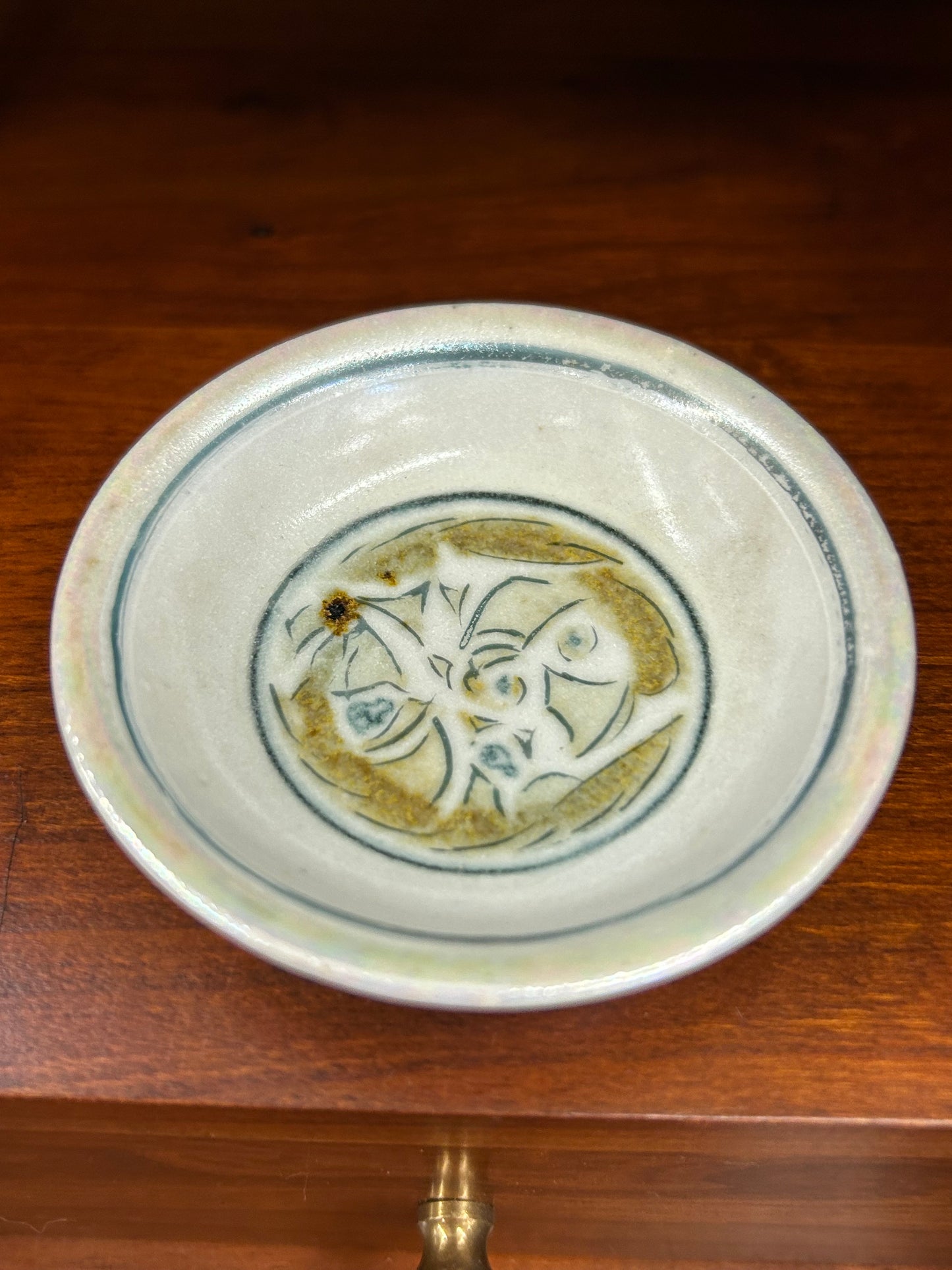 Signed McKinnell Studio Pottery Dish (3”)