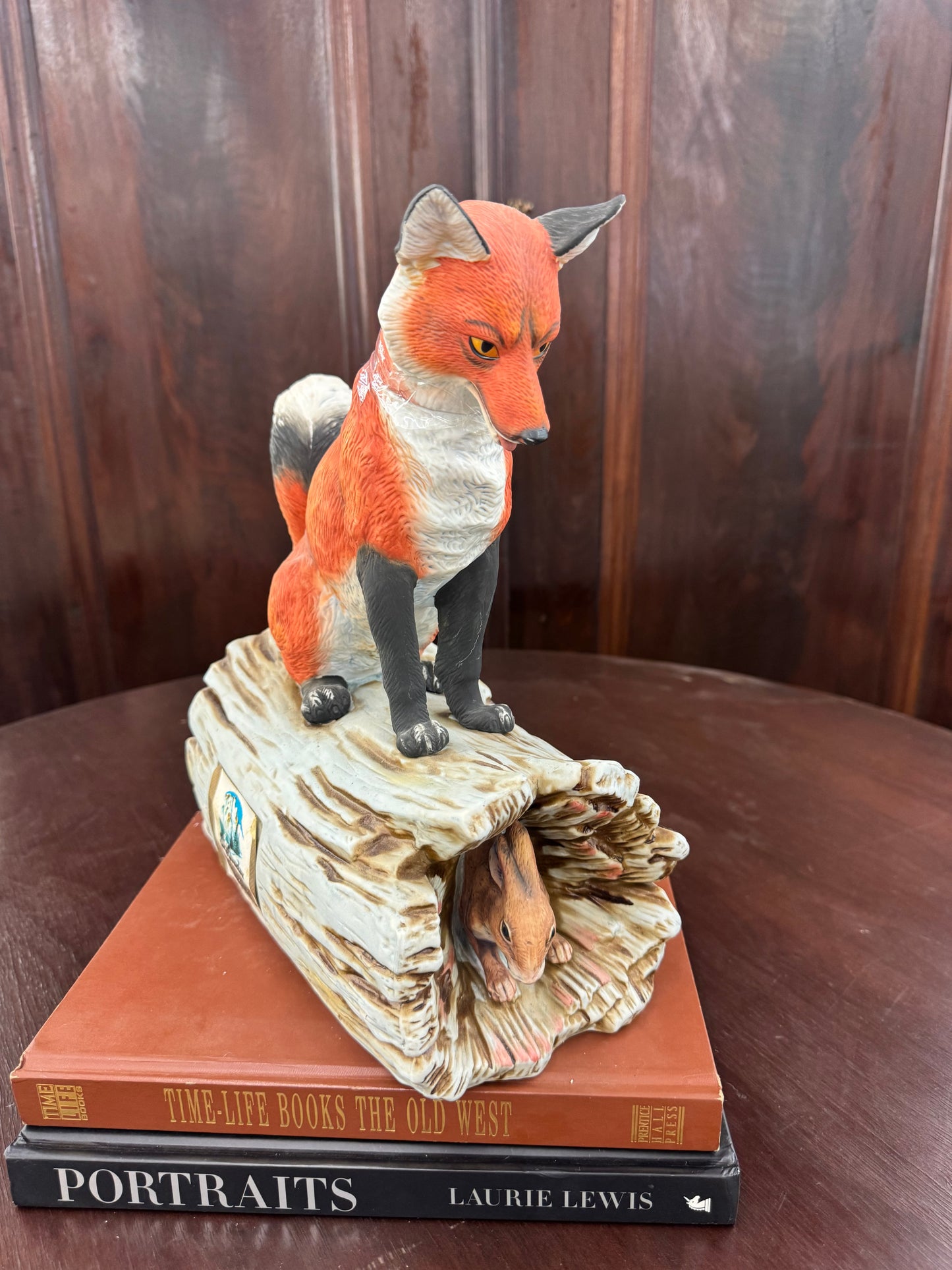 Vintage Fox Whiskey Decanter