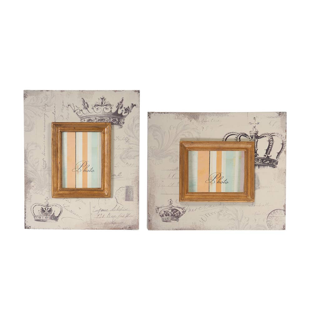 S/2 10.6x9" Photo Frame 4x6" Opening 12S/CTN