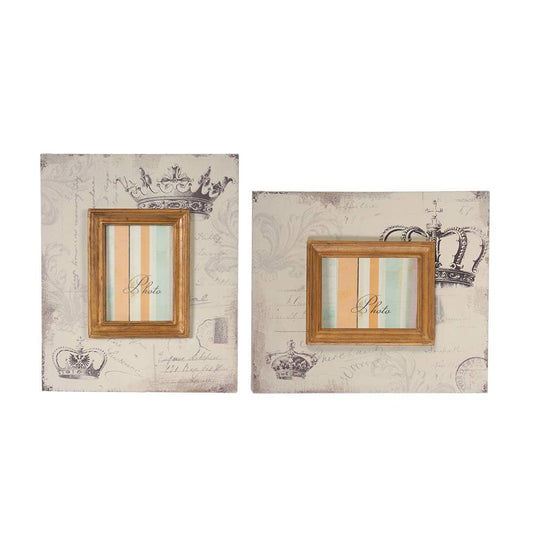 S/2 10.6x9" Photo Frame 4x6" Opening 12S/CTN