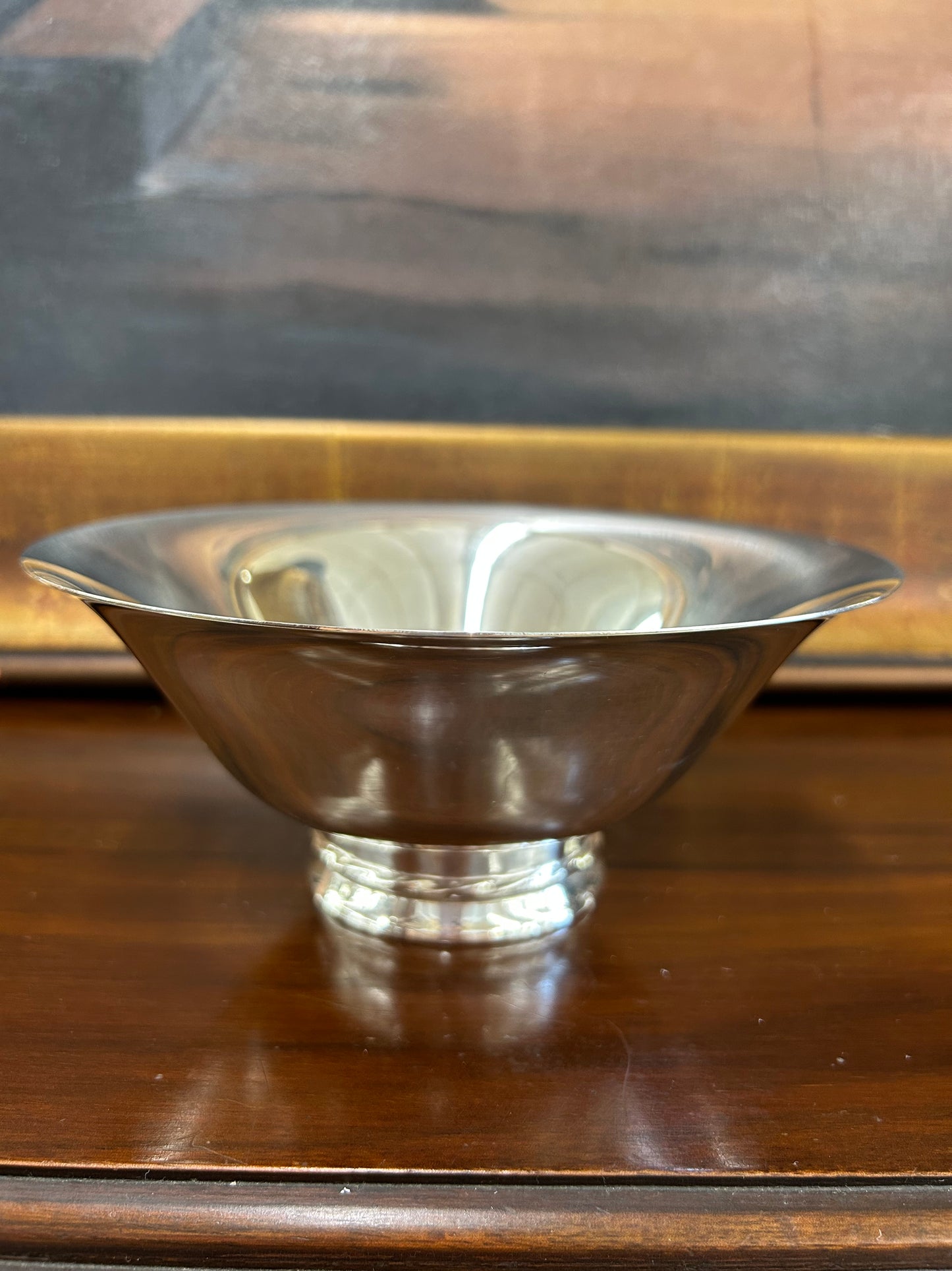 Vintage Towle Silverplate Pedestal Bowl