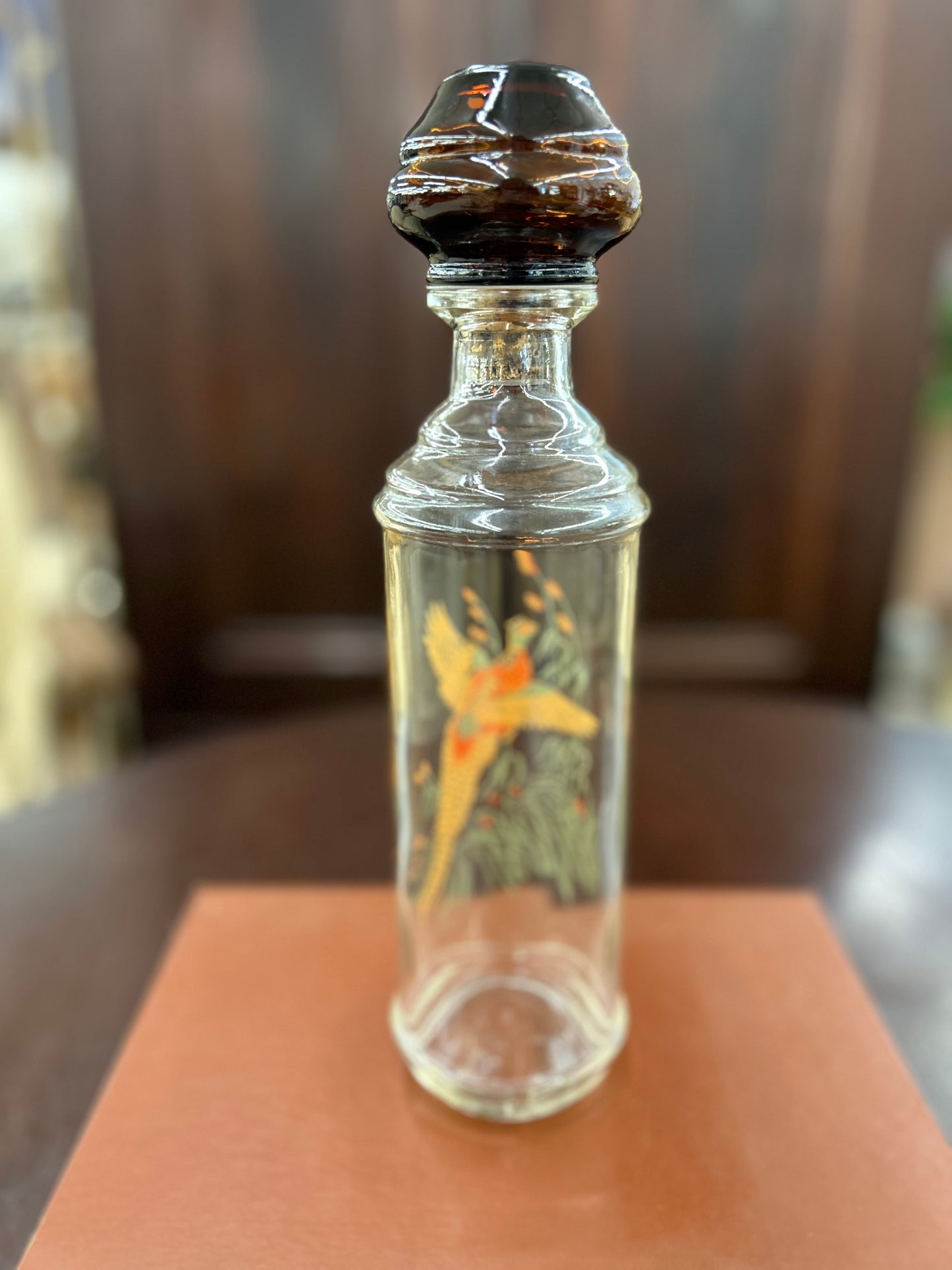 vintage glass decanter