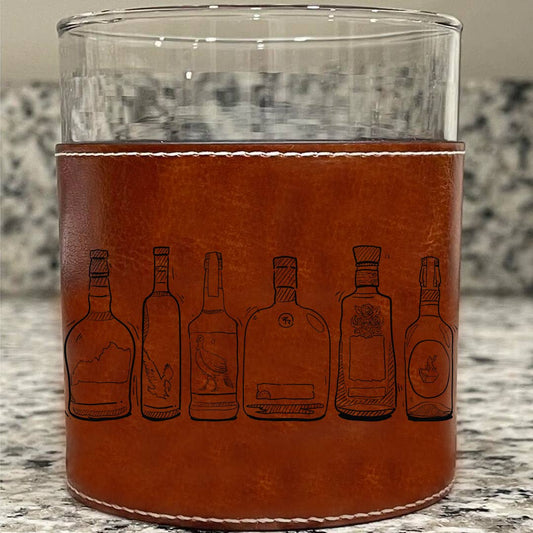 Bourbons of Kentucky Rocks Glass-set of 2