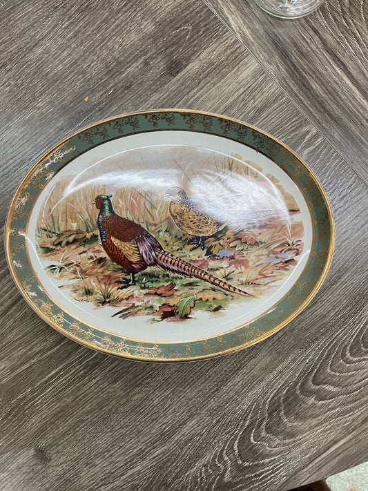 Oval Pheasant Platter