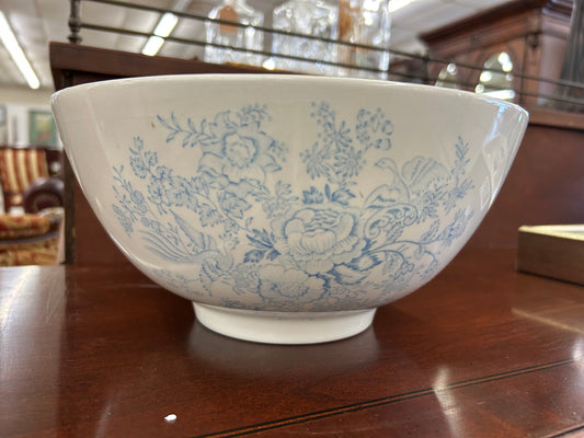 Burleigh “Asiatic Pheasants” Blue Transferware Bowl – Made in England