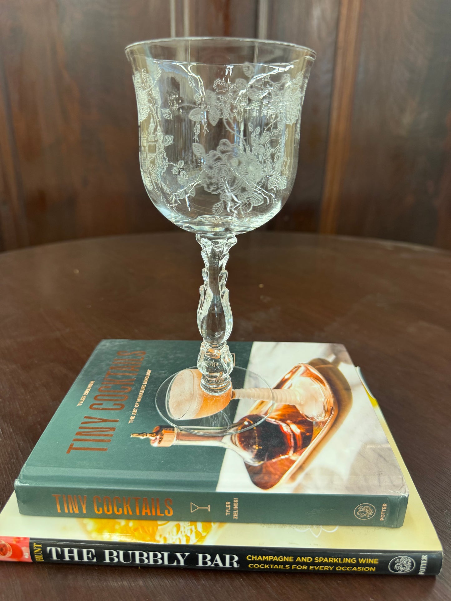 Beautiful etched glasses