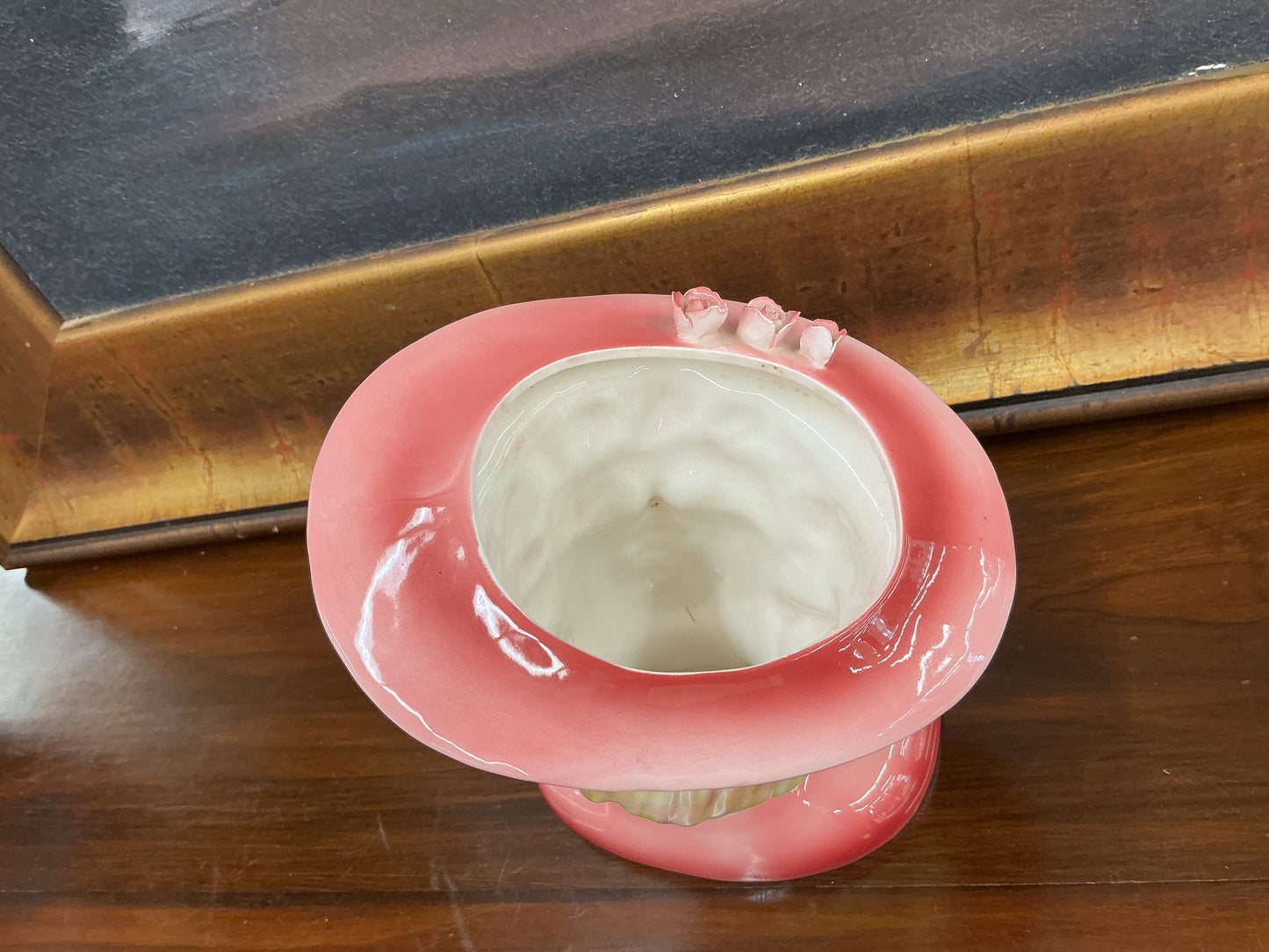 Sweet vintage ceramic lady head planters with all the mid-century charm.
