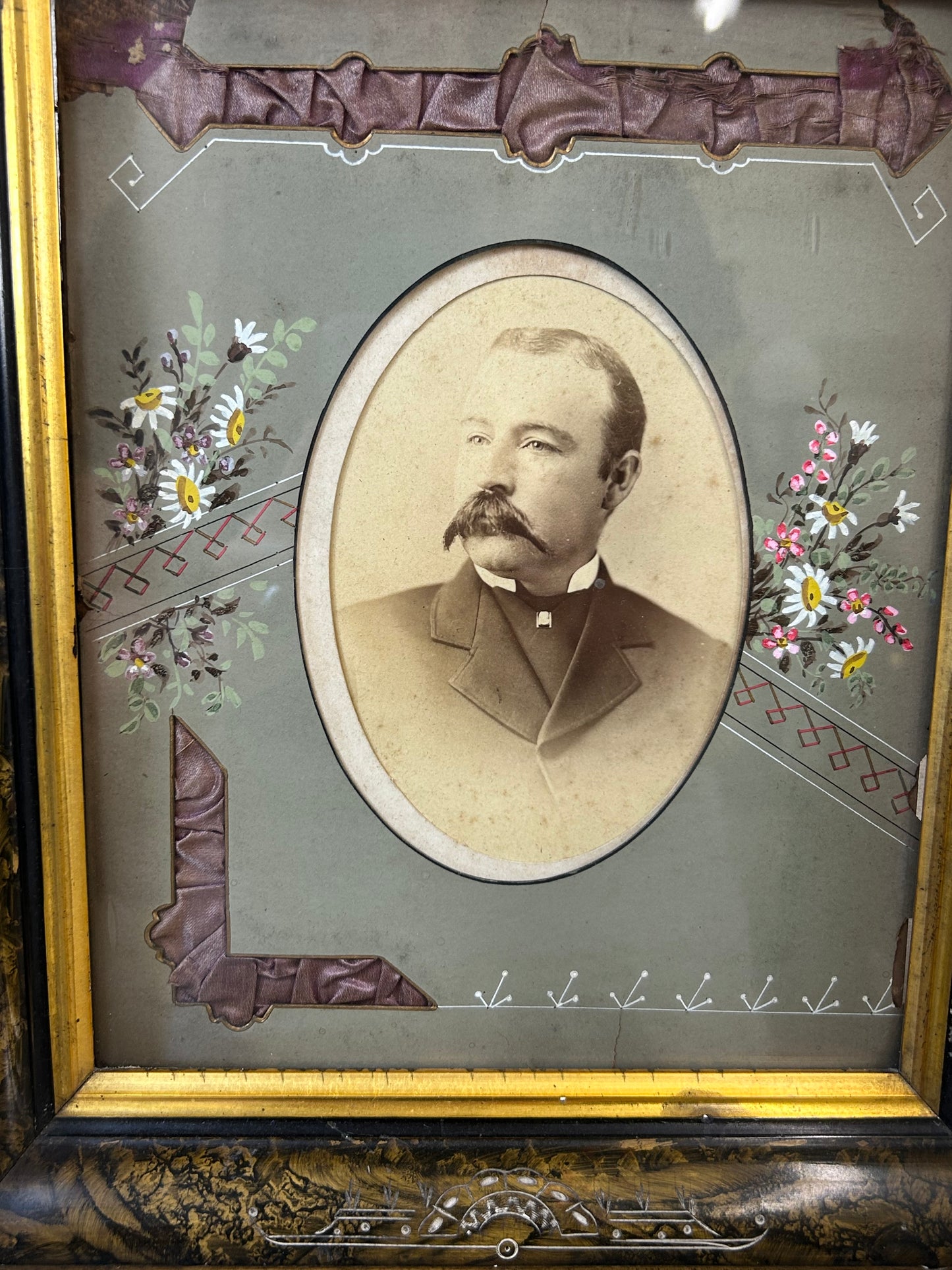 Antique Victorian Framed Portrait Photograph