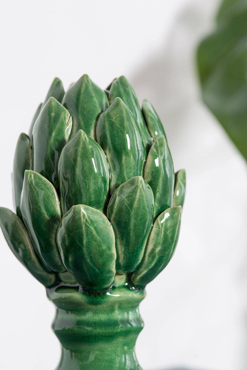 D4x7.5" Blooming Artichoke Accent, Small - Green