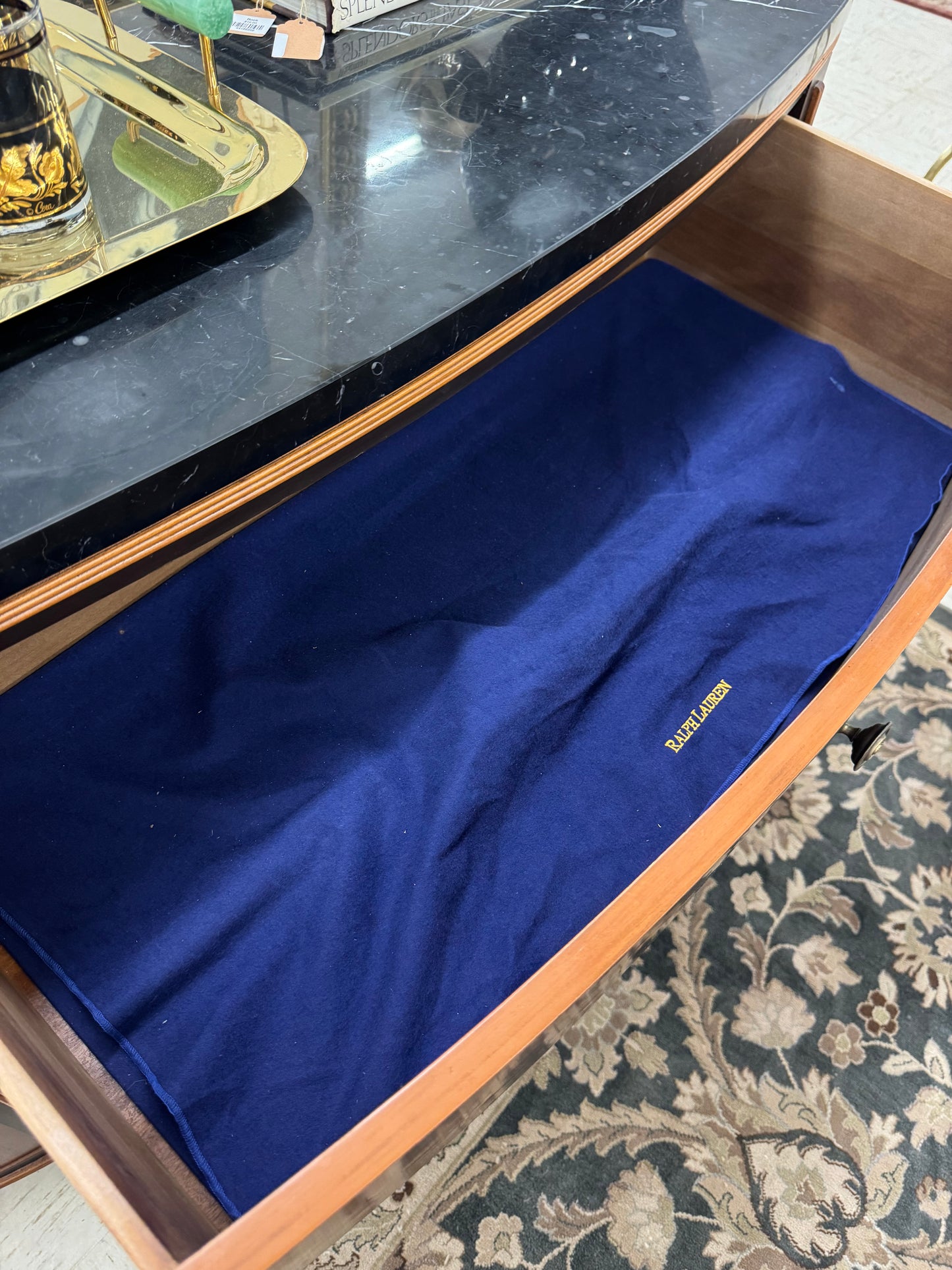 Henredon for Ralph Lauren Marble-Top Credenza