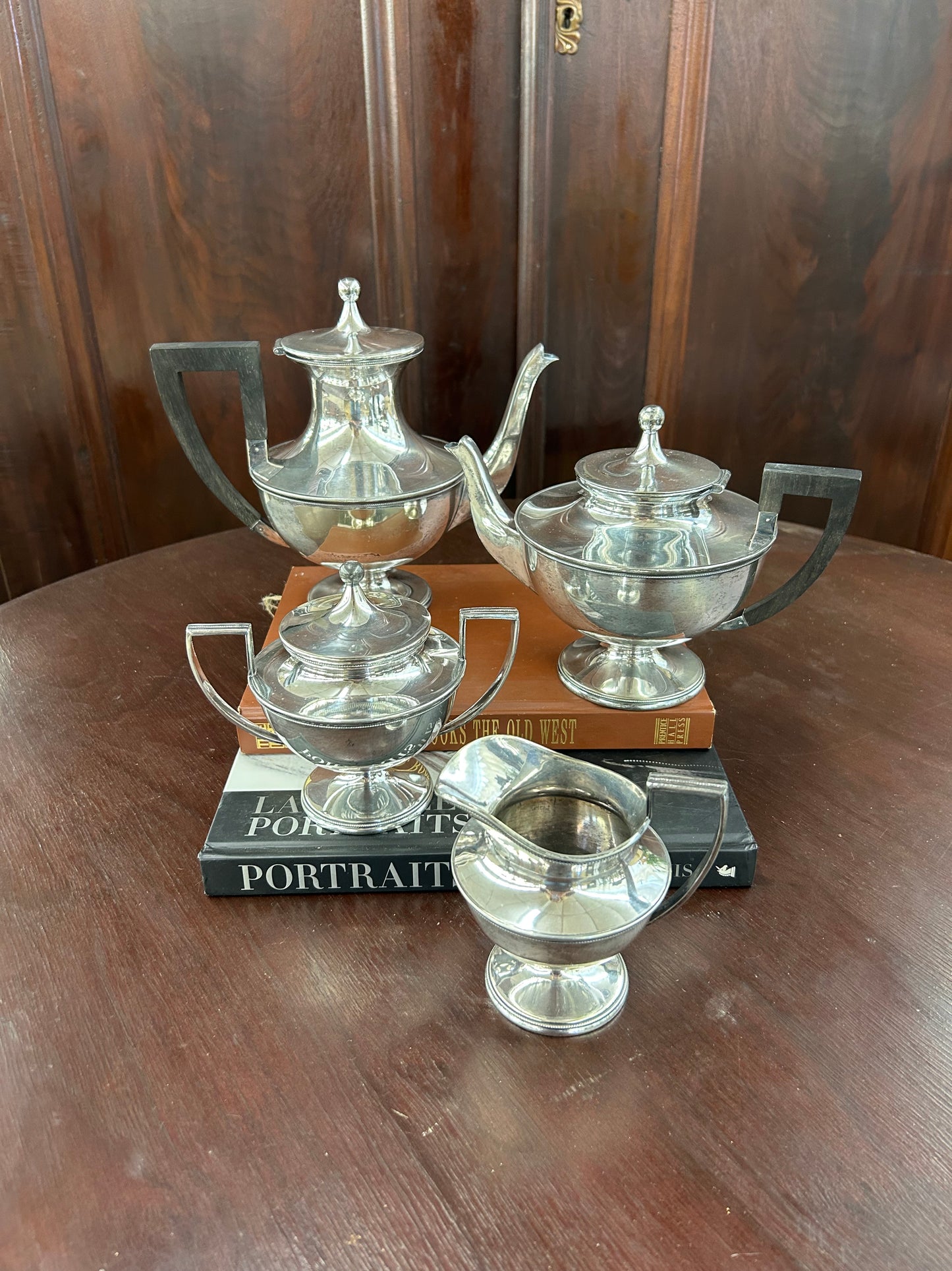 Vintage Barbour Silver Co. Tea & Coffee Service
