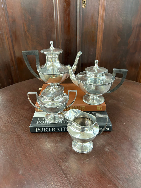 Vintage Barbour Silver Co. Tea & Coffee Service