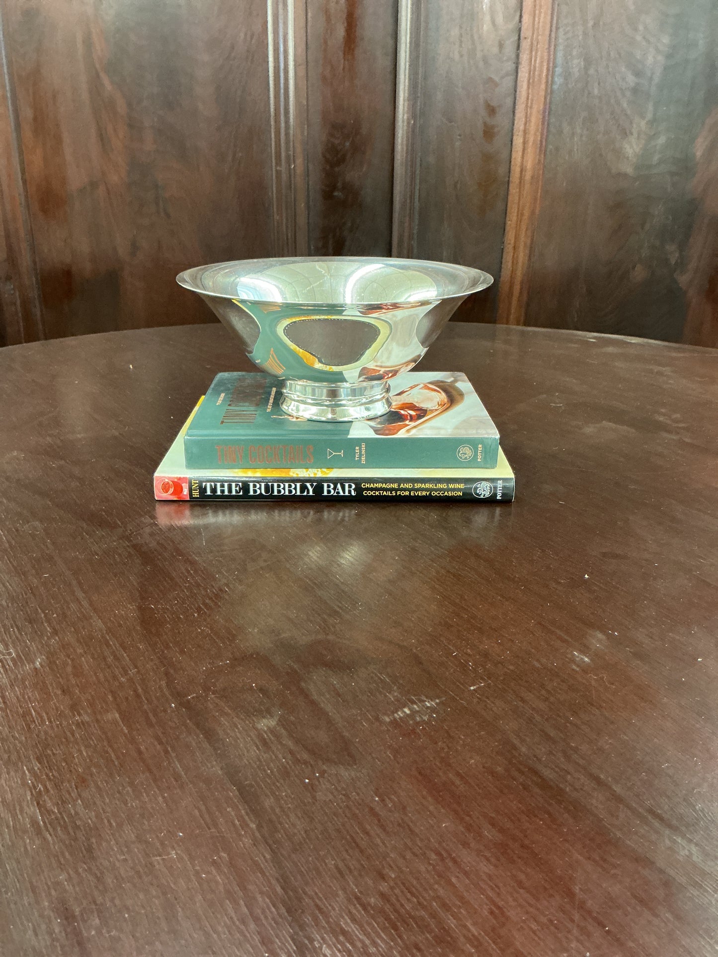 Vintage Towle Silverplate Pedestal Bowl
