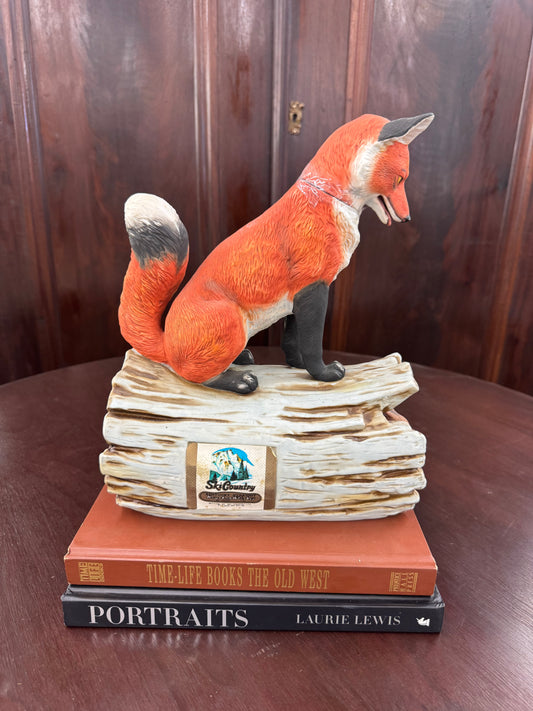 Vintage Fox Whiskey Decanter