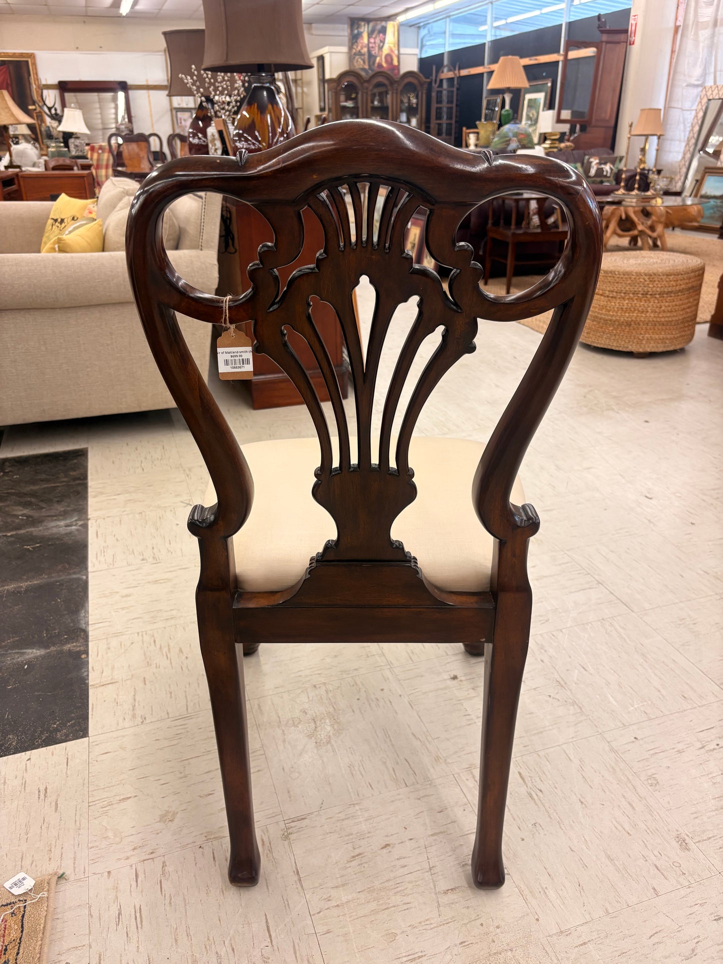 Pair of Maitland smith chairs