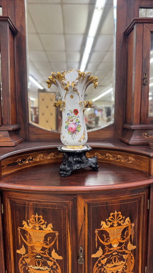 Hand painted Antique porcelain vase