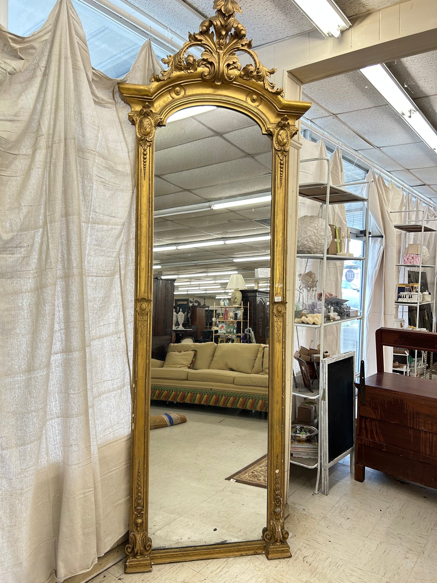 Antique Pier Mirror