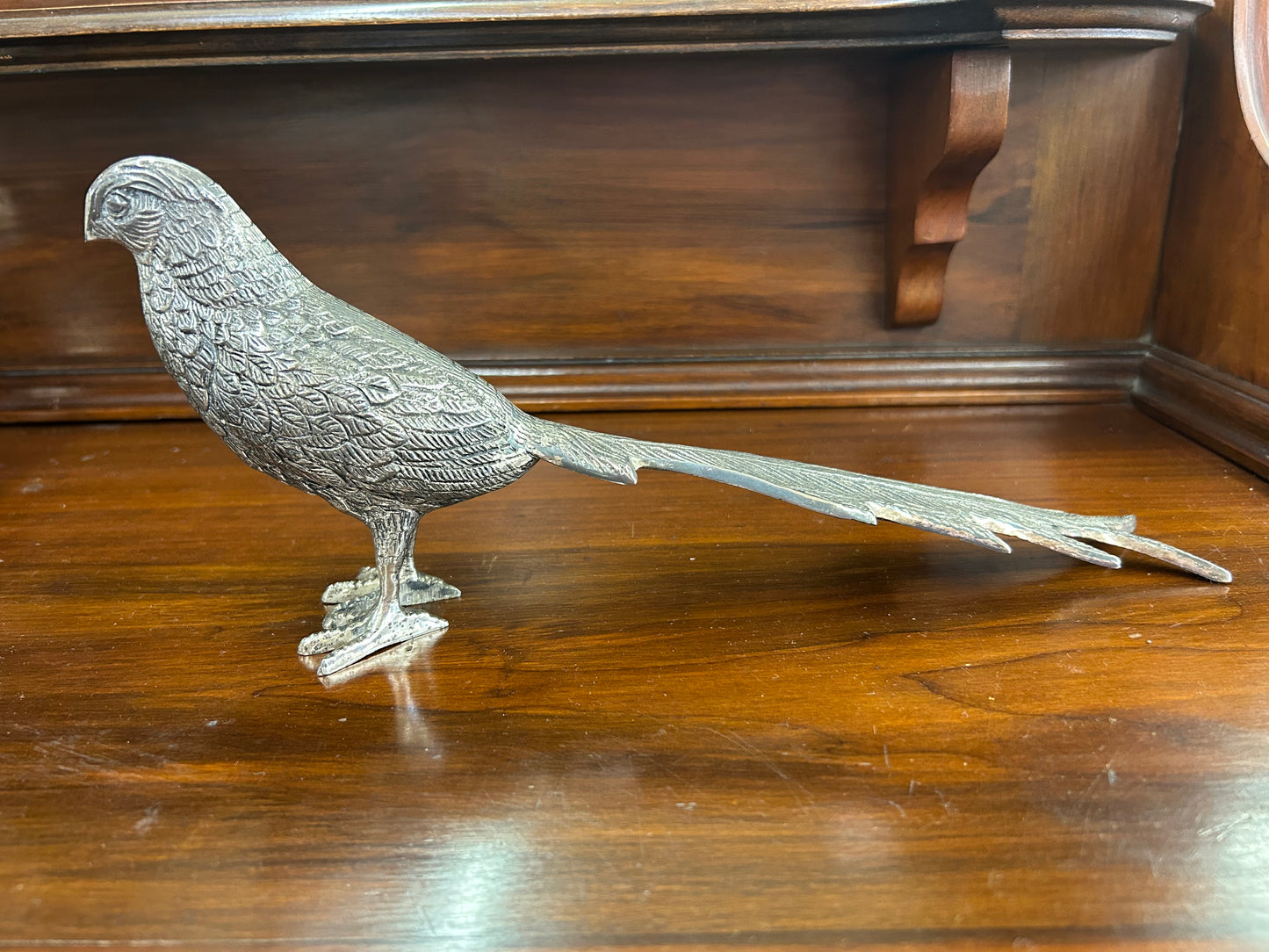 Cast Metal Pheasant Pair