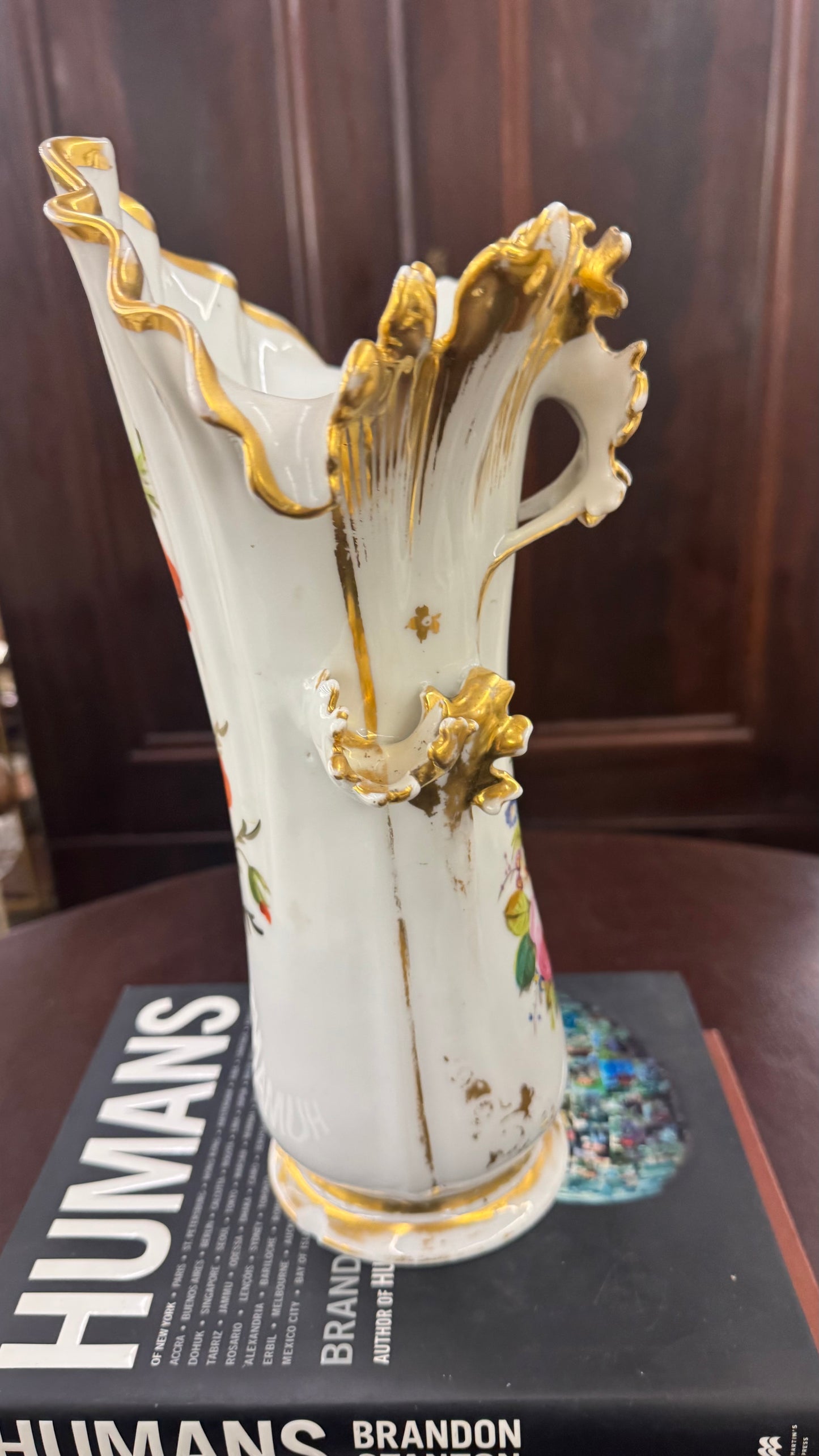 Hand painted Antique porcelain vase