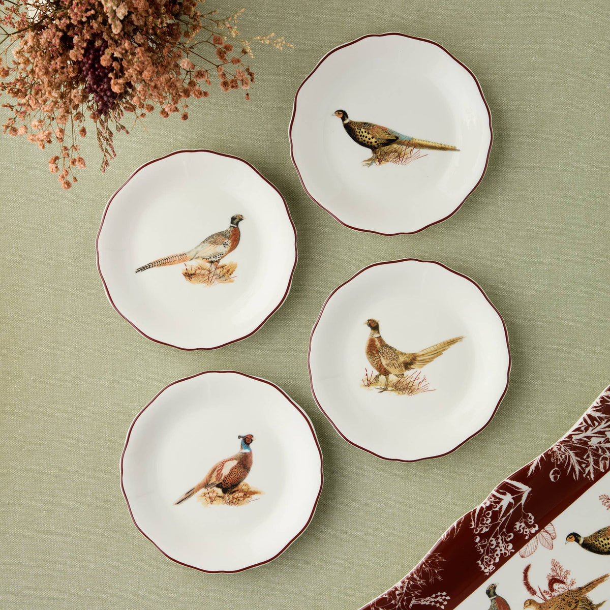 Pheasant Grove Canape Plate