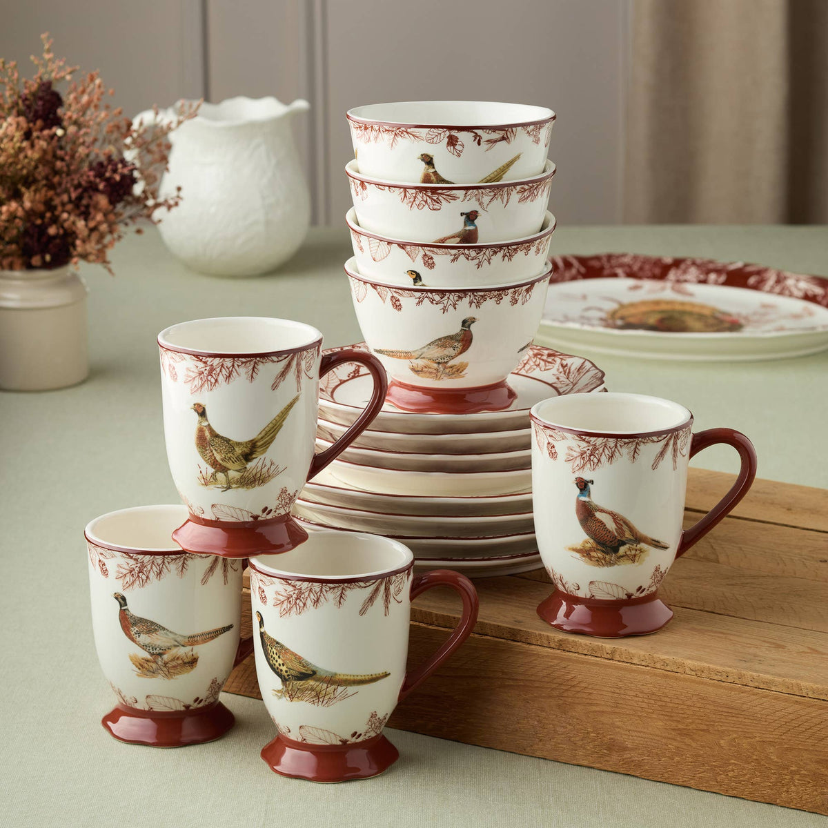 Pheasant Grove Mug 16oz 4 asst