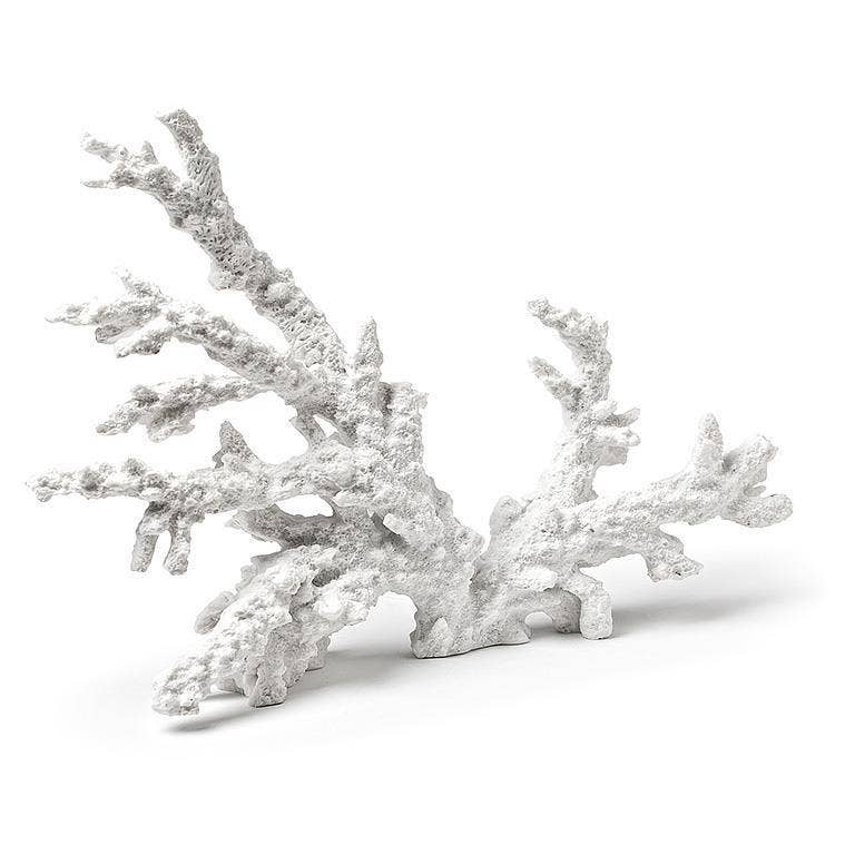 Large Coral Branch-White-12"L